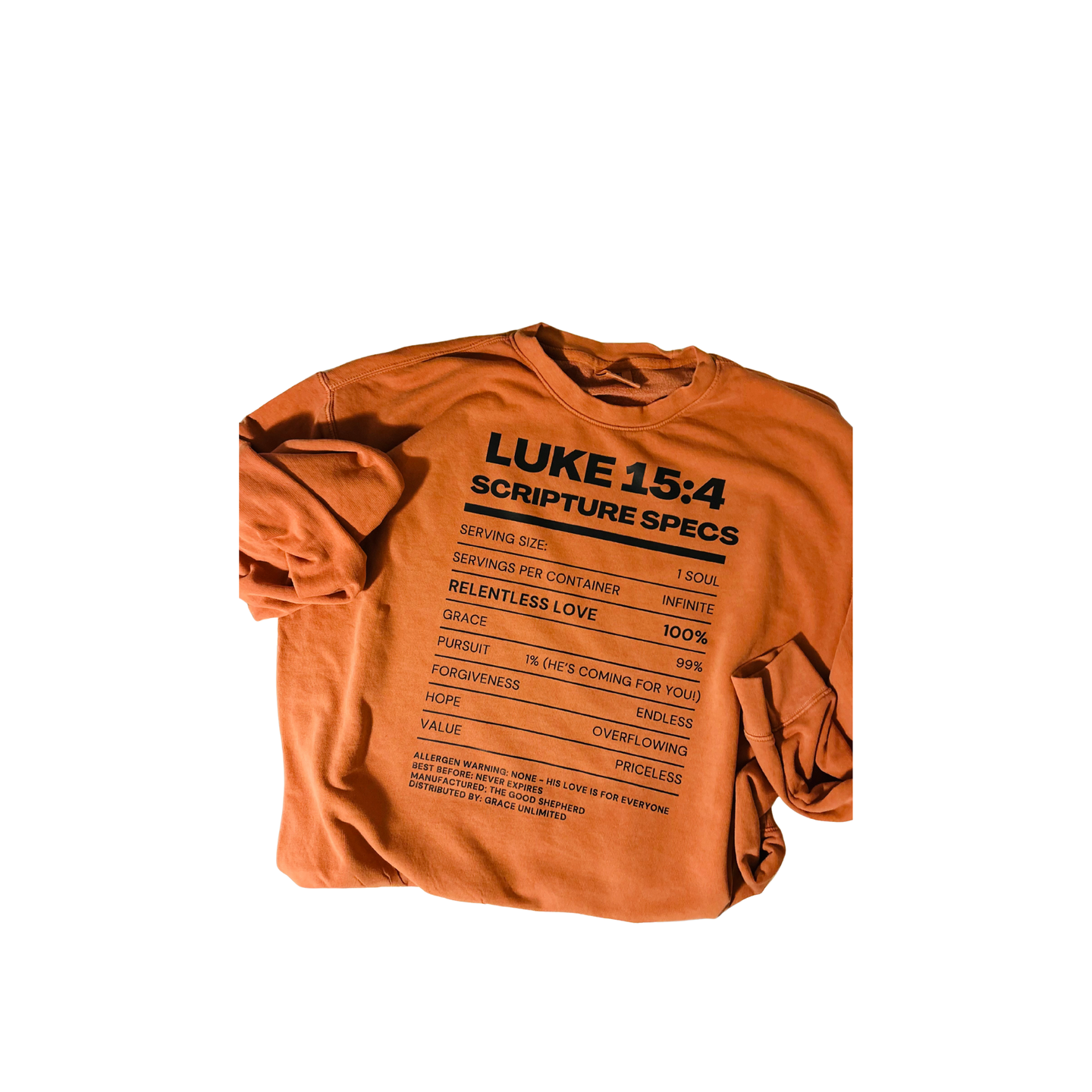 The One Scripture Specs Sweatshirt
